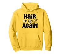 Hair We Go Again Peluquería Salón Corte de pelo Peluquería Cabello Sudadera con Capucha