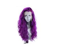 Hair Wigs Pelucas sintéticas de pelo largo y rizado, peluca con malla frontal sintética, pelo de alta temperatura, pelucas onduladas for mujeres, peluca de Cosplay, pelucas de pelo para mujer Pelucas(