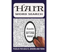 Hair Word Search Book: Word search puzzle about hair, haircare, and beauty salons.