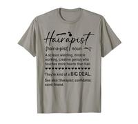 Hairapist Hairdresser Work Beauty Salon Hair Stylist Barber Camiseta