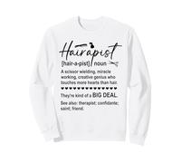 Hairapist Hairdresser Work Beauty Salon Hair Stylist Barber Sudadera
