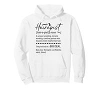 Hairapist Hairdresser Work Beauty Salon Hair Stylist Barber Sudadera con Capucha