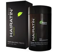 HAIRATIN - Fibras de construcción para el adelgazamiento del cabello, negro, 28 g - Logra resultados más completos y de aspecto natural, oculta instantáneamente la pérdida de cabello en 10 segundos,