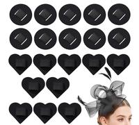 Hairband Pad - Felt, 1,96 x 2,36 x 0,11 in Handmade Headband DIY Base | Soft Elastic Craft Pad, Felt Hair Tie Pads For Tea Party Accessories, DIY Headbands, Vanity Decor, Travel Crafting, Girls