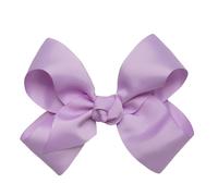 HAIRBOWS Lazo de grogrén para niñas con pinza para el pelo, para todas las edades y tipos de cabello, lazo de 6 pulgadas, orquídea clara