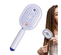Hairbrush Mister Tool - Red Light Styling Comb, Mist Spray Electric Brush with Comfortable Handle Design, Smooth Detangling Function, Ideal for Home Spa Hair Cleaning Styling