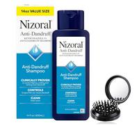 Haircare Set: Nizoraal Fresh Scent Shampoo + LUXPAKS Hairbrush