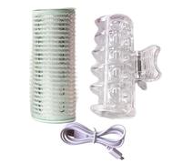 hairCurling Rollers - Self-Adhesive hairCurlers, USB Powered Styling Kit | Compact ABS Ceramic Material Quick Heat 85 Degrees Internal 42 Degrees External Safe hairProtection Medium hairSalon Use