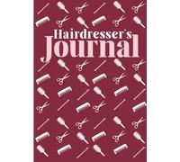 Hairdresser's Journal: 7x10” Hairdressing Student Workbook with Head Templates for Hairstyle Sketching, Cutting & Colour Design, Notes Pages for ... & Masterclasses (140 Pages) Pink Brush