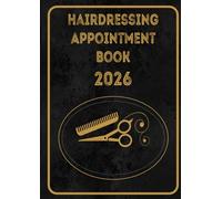Hairdressing Appointment Book 2026: Daily Appointment Planner for Hair & Beauty | 2 employees, 1 Page/Day, A4, 8:00-21:00, 15/30/45 Min Slots