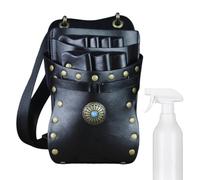 Hairdressing Scissor Pouch, Barber Waist Belt Holder, Large Capacity Shears Storage Bag, 8.66 * 4.72 * 1.18 Inches, Sturdy Tool Holster for Hairstylists, Combs, Professional Hair Cutting Accessories