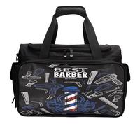 Hairdressing Tools Bag, Large Capacity Barber Organizer, Multicompartment Design 15.75x9.06in, Salon Equipment, Sturdy Salon Shoulder Bag for Cosmetics, Lipstick, Eye Shadow