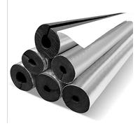 HAIRIT Aislamiento De Tubería Autoadhesivo De Papel De Aluminio, Tubo De Espuma ID22 Mm-120 Mm, Espesor 20 Mm / 30 Mm, Longitud 95 Cm, Envoltura De Aislamiento De Tubería De Agua Impermeable Ignífuga