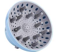 Hairizone difusor Universal para secadores de pelo con boquilla de diámetro 4,3-6,6 cm, para pelo rizado u ondulado, seca y gana el máximo volumen sin encrespamiento, Azul