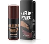 Hairline Powder,Hairline Instant Filling Powder,Natural Waterproof Quick Cover Hair Root Concealer,Sponge Pen Natural Shade Hairline for Thinning Hair (Medium Brown)
