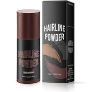 Hairline Powder,Hairline Instant Filling Powder,Natural Waterproof Quick Cover Hair Root Concealer,Sponge Pen Natural Shade Hairline for Thinning Hair (Dark Brown)