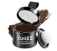 Hairline Powder, Instantly Polvo de línea Capilar, Retoca Raices Corrector para Cabello, Sombra para el Cabello, Para Mujeres y Hombres, Maquillaje Capilar Resistente al Agua (Castaño Oscuro)