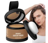 Hairline Powder Root Cover Up - Waterproof Hair Root Concealer Powder With Applicator, Instant Hairline Filler For Gray Coverage Hair Volume Boost, Long Lasting Haiir Texture Powdere For Men Women