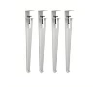 Hairpin Metal Coffee Table Legs Set of 4 Desk Legs Furniture Desk Legs Dining End Table Chairs Bench Leg DIY Furniture Legs(40cm/White)