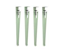 Hairpin Table Legs 4pcs Set Adjustable Height Metal Coffee Tables Leg DIY Workbench, Dining Extension Furniture(71cm/Light Green)