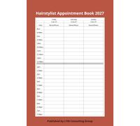 Hairstylist Appointment Book 2027