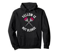 Hairstylist Yellow Is Not Blonde Hair Colorist Dye Brush Sudadera con Capucha