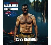 Hairy-Chested Firefighter 2025 Calendar: 12 Months of Rugged Heroes in StunningCelebrate Strength, Courage, and Charm with This Unique Tribute to ... | Perfect for Home, Office, or Gift-Giving