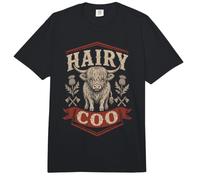Hairy Coo Highland Cow Escocia Ganado escocés Comfort Colors Adult Heavyweight T-Shirt