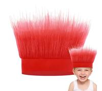 Hairy Costume Headband - Fun 12-Inch Crazy Hair Wig Headpiece, Troll Hair Costume Accessory For Sports Fans | Silly Novelty Headwear For Kids Teens Adults Halloween Party Role Play Cheering