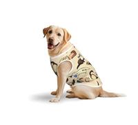 Hairy Ferret - Chaleco de camisa estampada para perro, camisetas elásticas de algodón suave sin mangas, ropa transpirable para perros grandes (3xl-5XL)