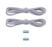 HAISENG 1 par de cordones multiusos que no se atan para un fácil uso y extracción, cordones elásticos para zapatos con cordones de metal para estudiantes, Coral y azul