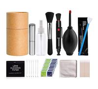 HAISENG 11 piezas de limpieza práctica de cámara réflex digital con cepillo líquido de limpieza húmedo, hisopo de algodón, solución limpiadora de cámara