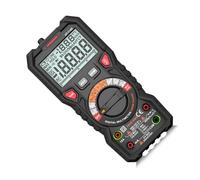 HAISENG 19999 Conteo LCD retroiluminado Voltímetro HT118E Digital Multímetro Tester con linterna Medición de voltajes Corriente NCV LED retroiluminada Multímetro