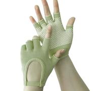 HAISENG 2 guantes de protección solar sin dedos, transpirables, guantes de ciclismo, conducción, pesca, senderismo, deportes, fitness, guantes