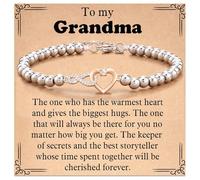 HAISENG Abalorio de corazón infinito para mujer con cristales brillantes, portátil, para ocasiones de moda, elegante para mujer, talla única, como se describe