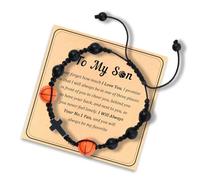 HAISENG Abalorio de crucifijo de madera trenzada negra para hombres activos, cuentas de madera natural, tema deportivo, joyería, regalo, símbolo de crucifijo, madera atlética, talla única, como se