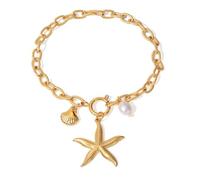 HAISENG Abalorio de mar de moda que simboliza la dulzura y la buena fortuna, adecuado para mujeres jóvenes y entusiastas de la moda, fiestas y uso casual, talla única, como se describe