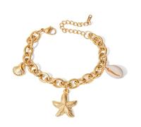 HAISENG Abalorio de mar de moda que simboliza la dulzura y la buena fortuna, adecuado para mujeres jóvenes y entusiastas de la moda, fiestas y uso casual, talla única, como se describe