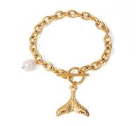 HAISENG Abalorio de mar de moda que simboliza la dulzura y la buena fortuna, adecuado para mujeres jóvenes y entusiastas de la moda, fiestas y uso casual, talla única, como se describe