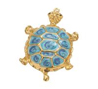 HAISENG Abalorio de tortugas marinas de acero inoxidable, accesorios para hacer joyas, proyectos de manualidades, accesorios inspirados en la playa, símbolo de longevidad, accesorio de tortugas