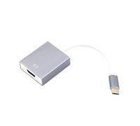 HAISENG Adaptador de aluminio USB C a HDMI compatible con salida 4K para smartphones, tabletas, portátiles a televisores, monitores, conexión HDMI