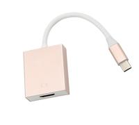 HAISENG Adaptador de aluminio USB C a HDMI compatible con salida 4K para smartphones, tabletas, portátiles a televisores, monitores, conexión HDMI