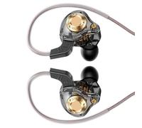 HAISENG Auriculares de cable de sonido con controlador dinámico de 11 mm y controles en línea para juegos y música, compatibilidad con cable de 120 cm