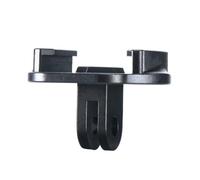 HAISENG Base de hebilla de montaje de liberación rápida, soporte adaptador de trípode de metal de aluminio con puerto de zapata fría para accesorios de cámara de acción 10, 9, 8, 7, 6, 5