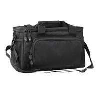 HAISENG Bolsa cruzada de gran capacidad resistente al agua para pesca al aire libre con un solo hombro, Black, Talla única