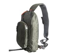 HAISENG Bolsa cruzada para pesca con mosca, bolsa cruzada para guardar aparejos, bolsa de hombro para accesorios de pesca de agua dulce o salada