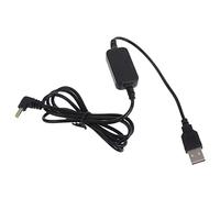 HAISENG Cable adaptador de alimentación de 5 V a 12 V, 5,5 mm x 2,1 mm, conector USB, adaptador de corriente para routers