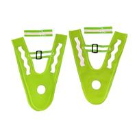 HAISENG Chaleco reflectante para niños con banda para niños al aire libre con brazo y muñequera, engranajes de alta visibilidad, para correr reflectante