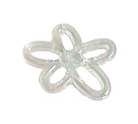 HAISENG Colgantes acrílicos de flores de 5 colores para hacer collares, accesorios de flores acrílicas para hacer pulseras, collares, talla única, como se describe, como se describe