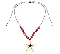 HAISENG Collar con colgante de flor de concha simple, estilo étnico, gargantilla para el cuello, cadena ajustable para el cuello, joyería de moda, colgante de flor, joyería de regalo para mujer